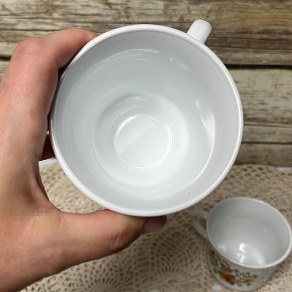 CORELLE COFFEE CUPS: VINTAGE INDIAN SUMMER PATTERN SET OF 4 - Picture 5 of 10